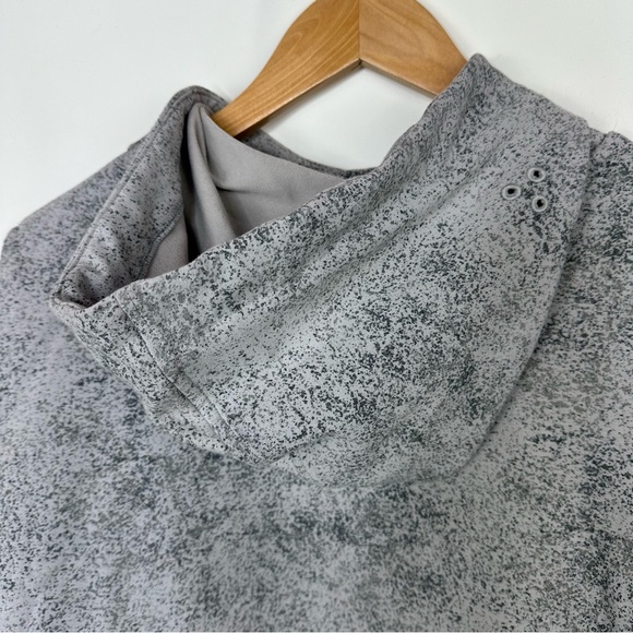 Gymshark Chalk Light Gray Crop Cutout Sweatshirt Hoodie Size M - Picture 10 of 13